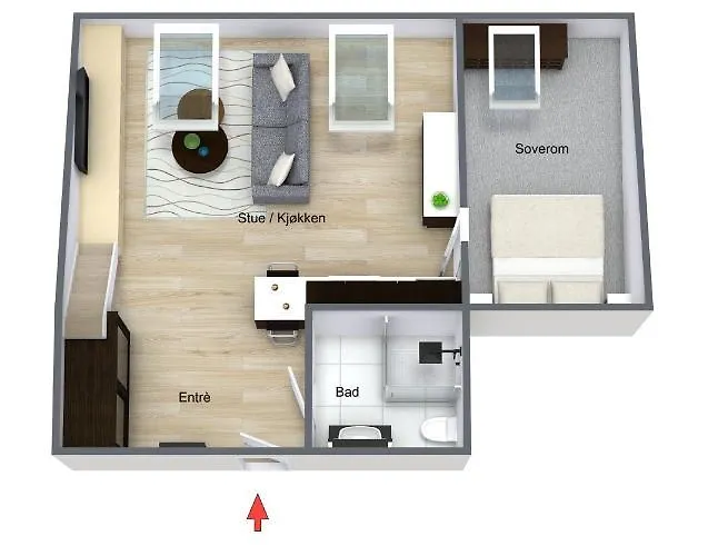 In The Heart Of ! Leilighet